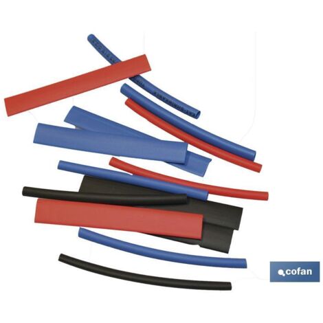 Sortiment mit 10 Schrumpfschläuchen 8 cm