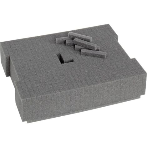 Sortimo 600.000.3673 L-Boxx LB 136 Insert en mousse (L x l x H) 405 x 315 x 85 mm