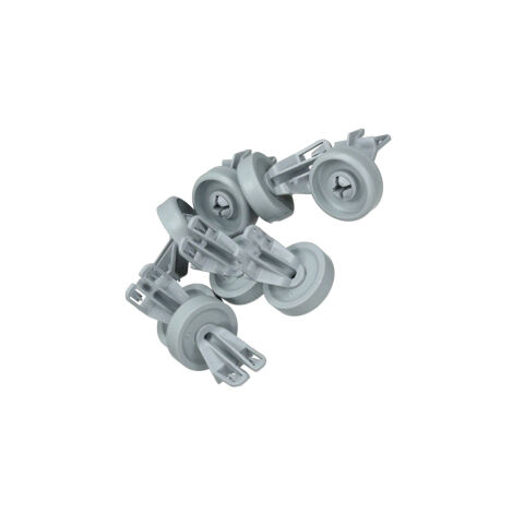 SOS Accesorio Juego de 8 ruedas cesto inferior para lavavajillas - 481252888112 WHIRLPOOL, BAUKNECHT, LADEN, IGNIS, IKEA WHIRLPOOL, KITCHENAI