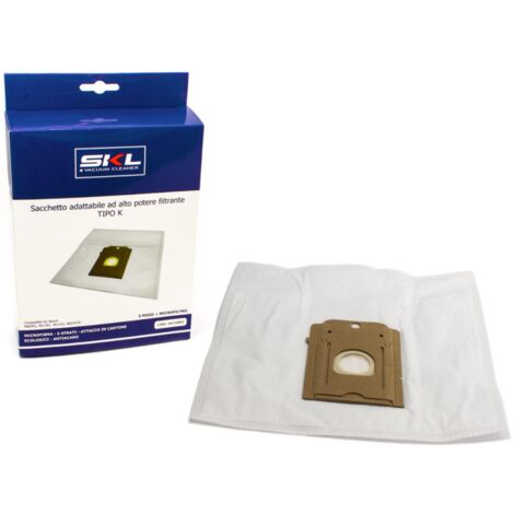 SOS Accessoire Boite 5 sacs type K compatible +micro filtre pour Aspirateur 00468265 BOSCH, SIEMENS