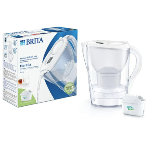 SOS Accessoire Carafe filtrante blanche MARELLA ME4W MXpro pour Divers petit ménager BRITA 1051118
