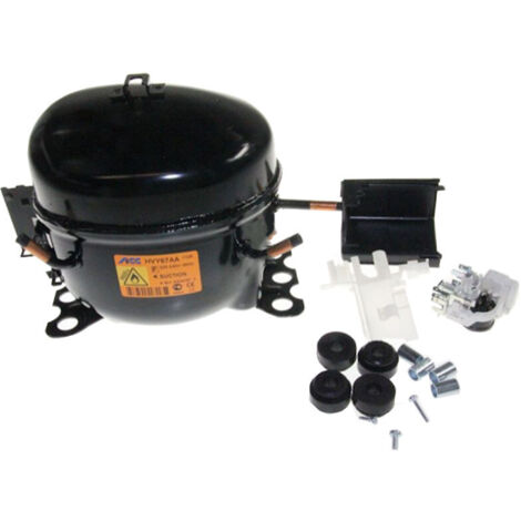 SOS Accessoire Compresseur 107W 1/8CV HVY67AA pour Réfrigérateur, congélateur TOUTES MARQUES 42X0290, 2425108293