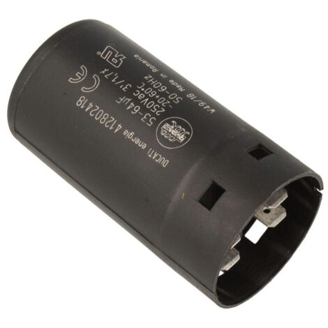 SOS Accessoire Condensateur de démarrage 53/64 MF 220V pour Réfrigérateur, congélateur TOUTES MARQUES 412800457, 412802418
