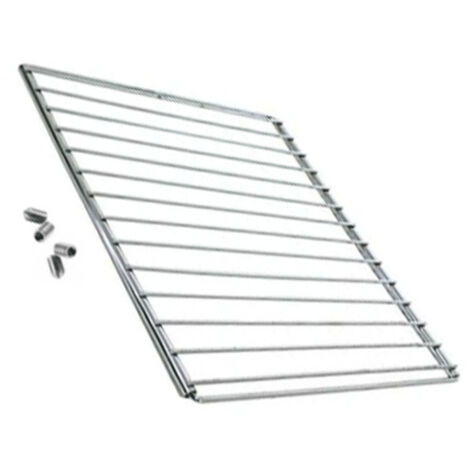 SOS Accessoire Grille chromée L 350X470 mm extensible 350X750 mm avec vis encastrée et clé de montage pour Four, cuisinière WY159