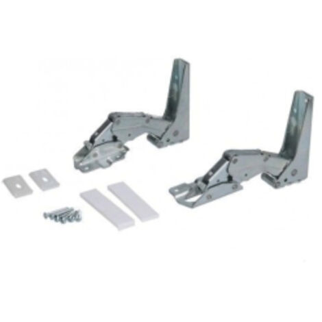 SOS Accessoire Jeu de 2 charnieres pour Refrigerateur, congelateur - 481231018672, AS0014714 WHIRLPOOL, BAUKNECHT, IGNIS, IKEA WHIRLPOOL, FAGOR