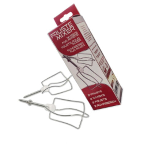 SOS Accessoire Jeu de 2 fouets a emulsionner blancs PREP'LINE pour Robot menager - XJ901301, SS-987800 SEB