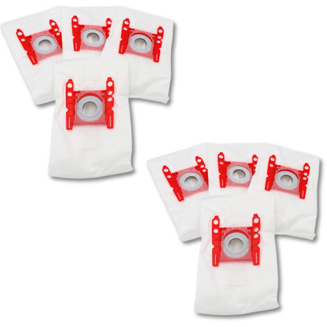 SOS Accessoire Lot de 2 boîtes de 4 sacs d'aspirateur pour Bosch BBZ41FGALL, 00576334,17000940 type G 270 x 60 mm