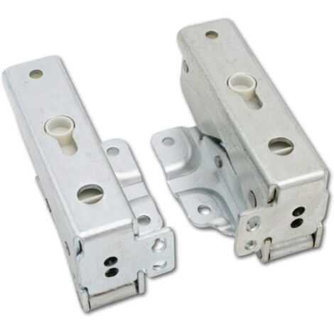 SOS Accessoire Lot de 2 charnières [040 2 + 040 5] pour Réfrigérateur, congélateur 481231018626, 00483621 BAUKNECHT, BEKO, BOSCH, GAGGENAU, GRUNDIG, I