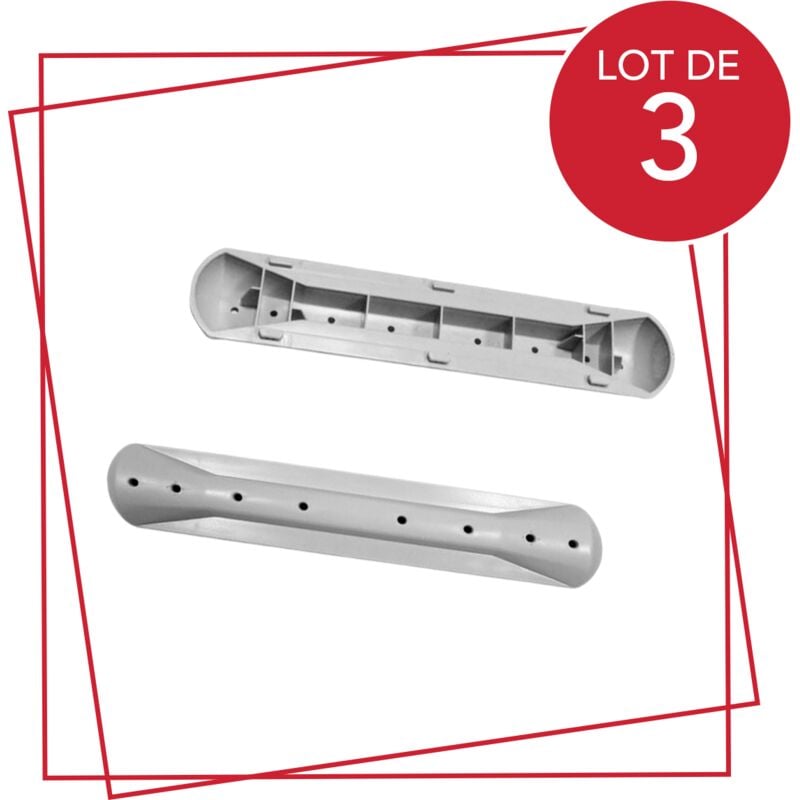 Whirlpool - Lot de 3 aubes de tambour d'origine