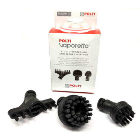 SOS Accessoire Lot de 3 brossettes pour Nettoyeur vapeur - PAEU0344 POLTI