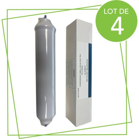 SOS Accessoire Lot de 4 filtres à eau SIDE BY SIDE pour Réfrigérateur, congélateur 484000000680, DA29-10105J