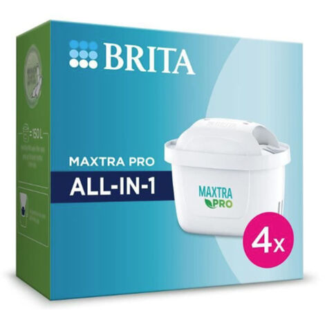 SOS Accessoire Lot de 4 filtres MAXTRA PRO ALL IN ONE pour Divers petit ménager BRITA 1050415