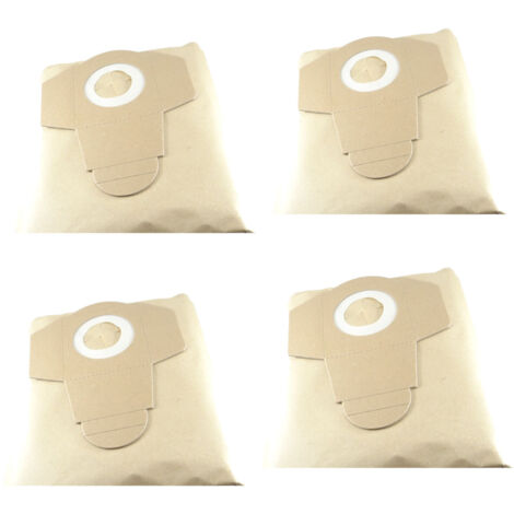 SOS Accessoire Lot de 4 sacs  pour Aspirateur AQUAVAC ACSACPAP38L