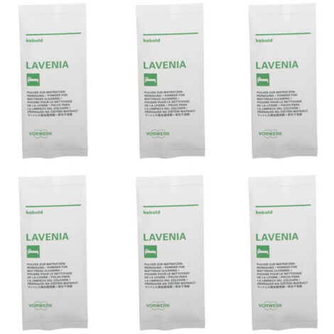 SOS Accessoire Lot de 6 sachets de Lavenia pour Aspirateur KOBOLD 3546