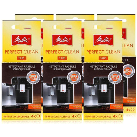 SOS Accessoire Lot de 6 tablettes de nettoyage pour Cafetière, Machine à Café MELITTA 6762481