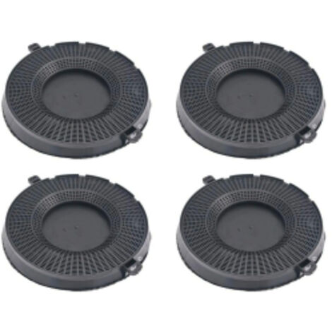 SOS Accessoire Lot de quatre filtres charbon type 48 AMC037 d'origine 235X30 mm Hotte 484000008783, 480122101262 ELECTROLUX