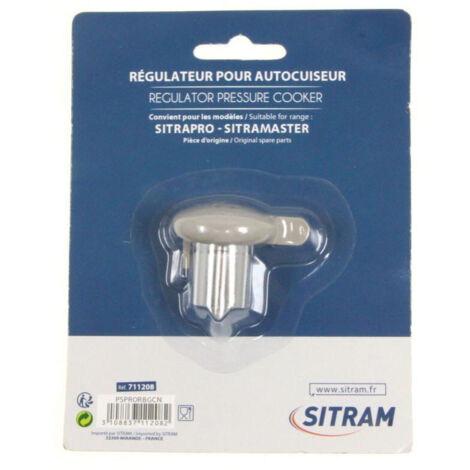 SOS Accessoire Régulateur Taupe/beige pour Cocotte-minute® SITRAM 711208, 3108837112082