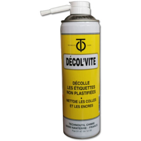 SOS Accessoire Spray decol vite etiquettes net 400 ml pour Accessoires et entretien TOUTES MARQUES ADECOL-V