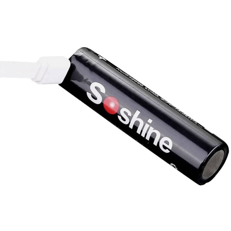 Soshine - 18650USB-3.7-3600 USB-Micro-B Akku 18650 Li-Ion 3.6 v 3600 mAh