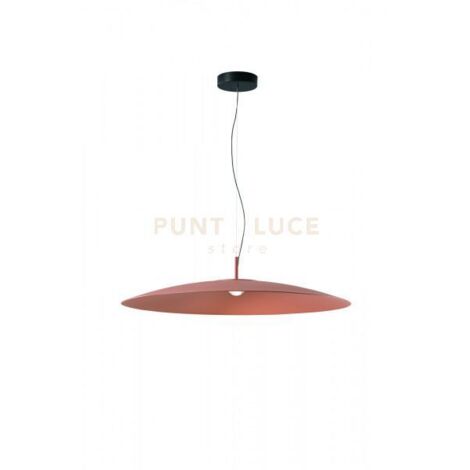 SOSPENSIONE 1 LUCE ELLE A LED 18W 3000K 1719LM  D.90CM TERRA