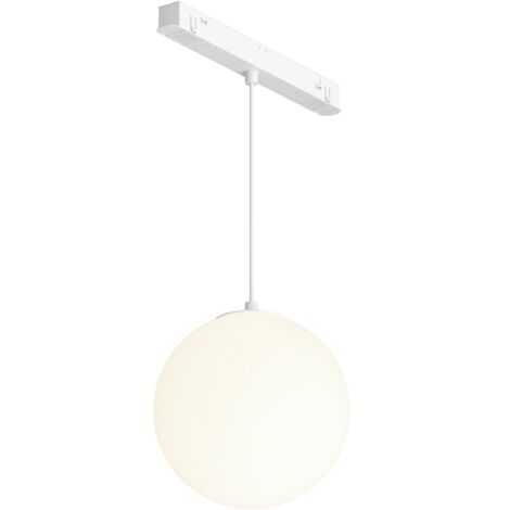 Sospensione 1F sfera vetro bianca LED 5W 4000K Maytoni