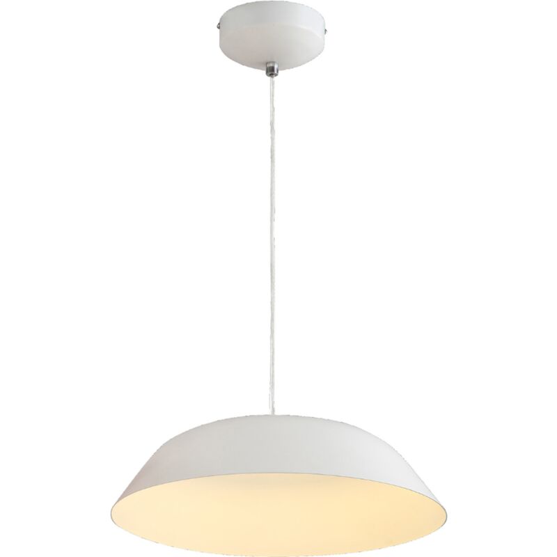 Sospensione a LED ciotola bianca 6w (Eq. 48W)