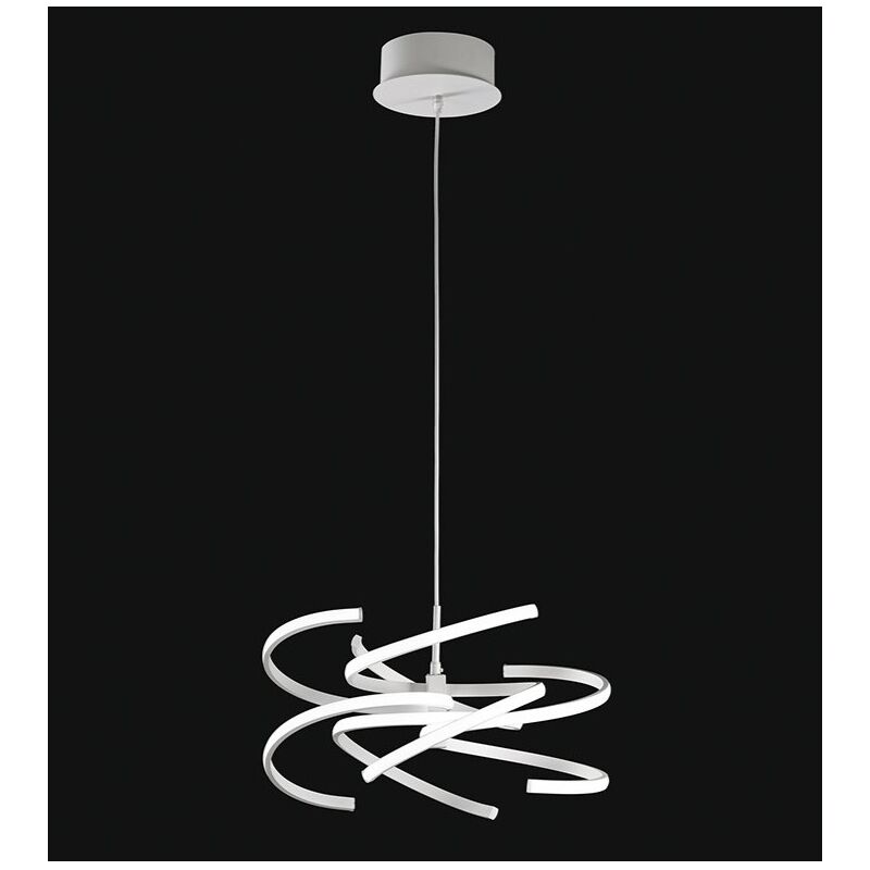 Perenz - Suspension led en métal blanc 70W 6396 b 4000k Perenz - Suspension led en métal blanc 70W 6396 b 4000k