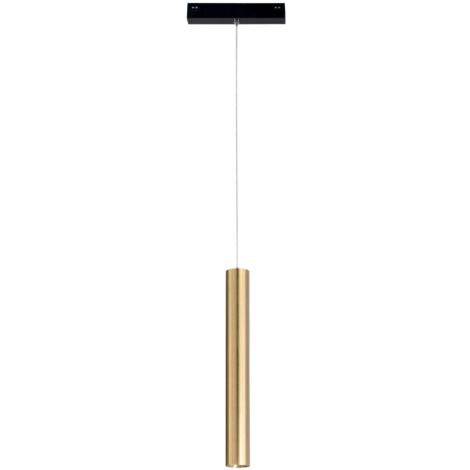 Sospensione binario DAVINCI 48V in alluminio oro 3W luce naturale 4000K 3,5 cm.