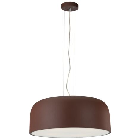 "Sospensione BISTROT in acrilico e metallo bronzo 120x52 cm."