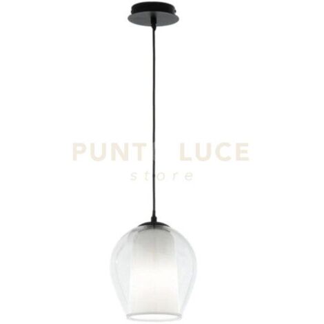 SOSPENSIONE BONNIE 1 VETRO TRASPARENTE 1 LUCE ATTACCO E27 D.20CM H.24CM