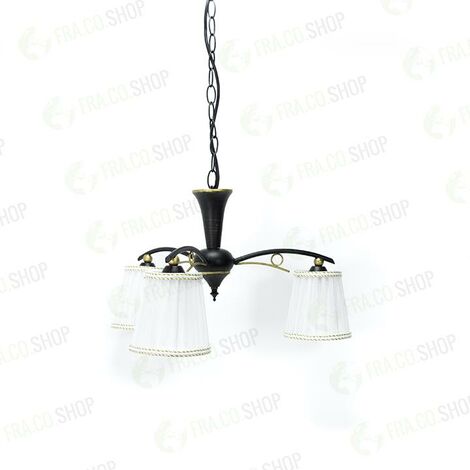 SOSPENSIONE COLOR ORO 3XE14 PENDENTE
