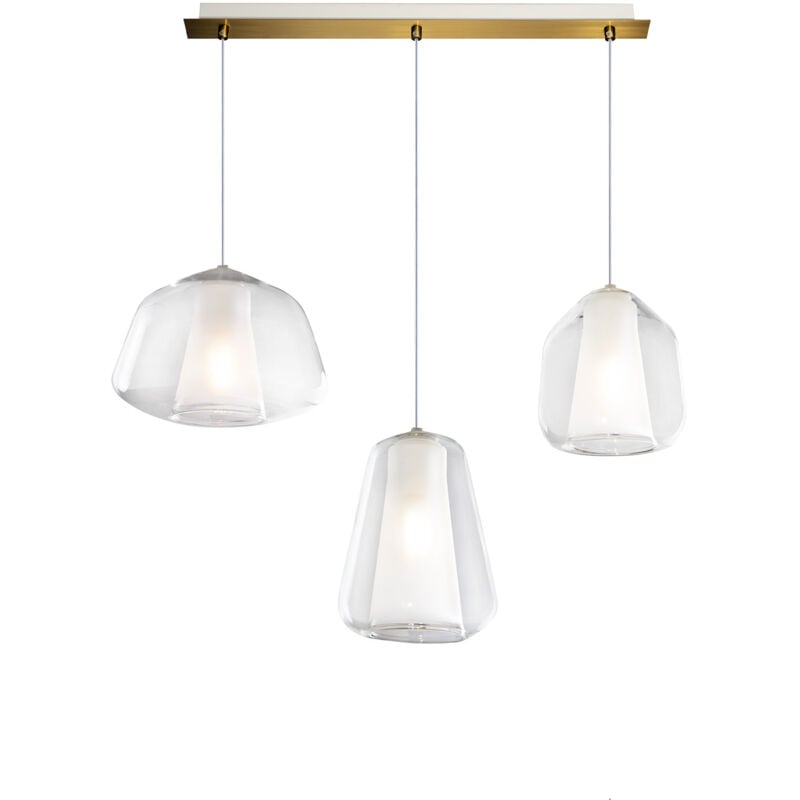 Top-light - Sospensione Contemp. Rett. Double Skin...