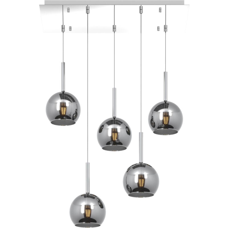 Sospensione Contemp. Rosone Rett. Future Metallo