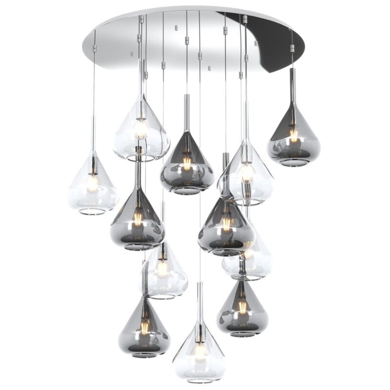 Top-light - Sospensione Contemp Tonda Kona Metallo...