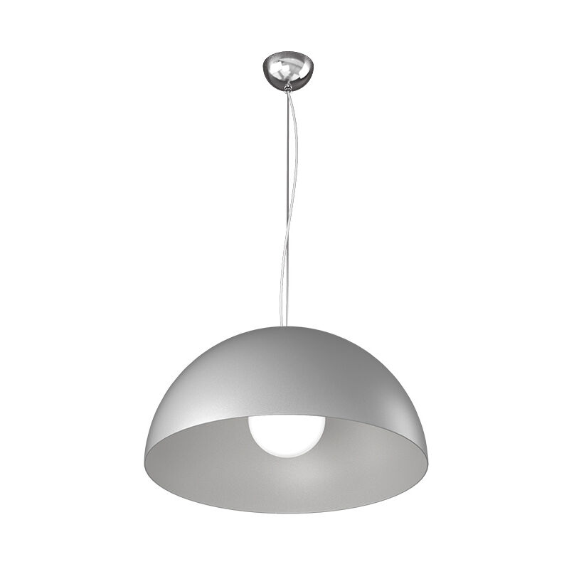Sospensione Contemporanea Cup Metallo Grigio 1