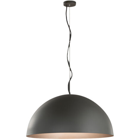 Sospensione Contemporanea Steel Metallo Grigio 1 Luce E27 Ip20 D80