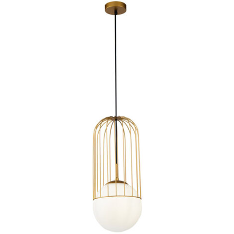Sospensione Contemporanea Telford Grande In Metallo Oro 1 Luce