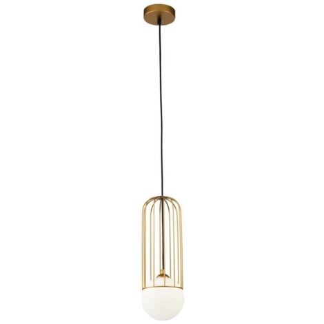 Sospensione Contemporanea Telford Piccola In Metallo Oro 1 Luce
