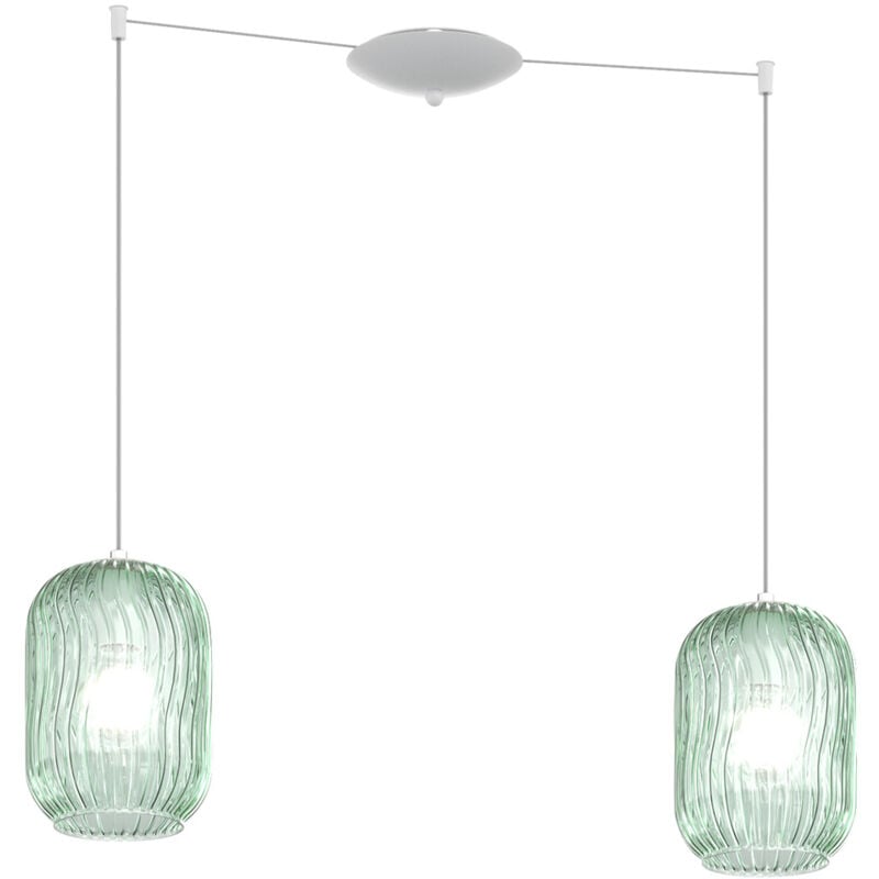Sospensione Contemporanea Tender Metallo Bianco