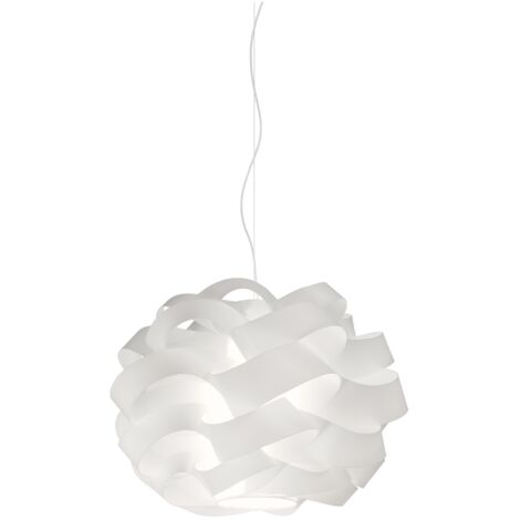Sospensione Da Esterno Moderna Cloud Polilux ® Bianco 1 Luce E27