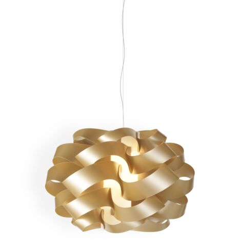 Sospensione Da Esterno Moderna Cloud Polilux ® New Gold 1 Luce E27