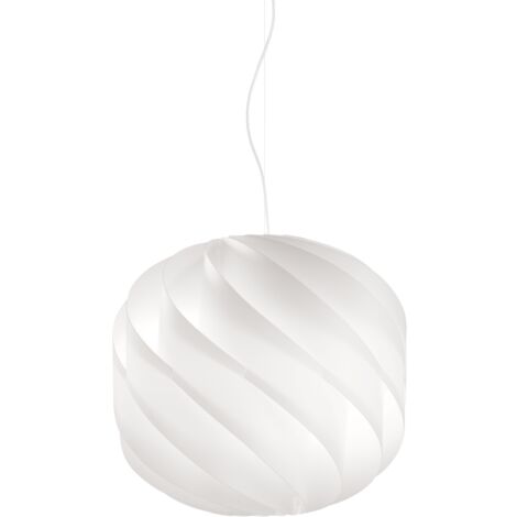 Sospensione Da Esterno Moderna Globe Polilux ® Bianco 1 Luce E27 D40Cm