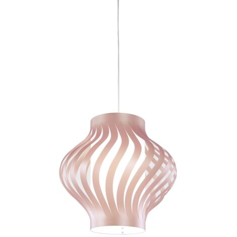 Sospensione Da Esterno Moderna Helios Polilux ® Pink Metal 1 Luce E27