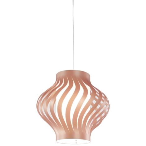 Sospensione Da Esterno Moderna Helios Polilux ® Rame 1 Luce E27