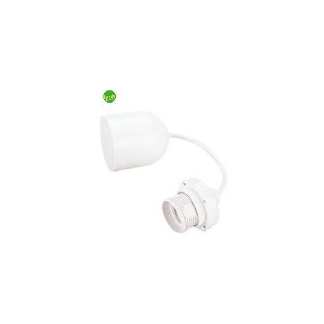 Sospensione Elettrocanali bianca 80 cm e27 4 a. 250 v.