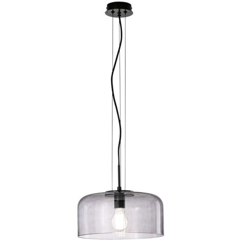 Sospensione Gibus Fume' 1Xe27 30X15Cm - Fan Europe