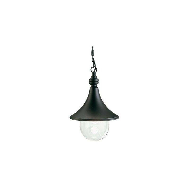 Sospensione Grande E27 Lampada Nero - Design in