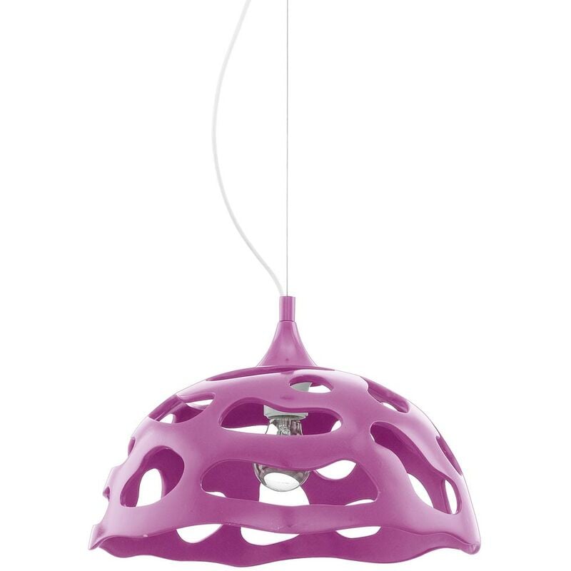 Image of Lampada a sospensione Lampada a sospensione a LED dimmerabile con telecomando lampada da tavolo da pranzo lampada da cucina viola, cambio colore RGB,