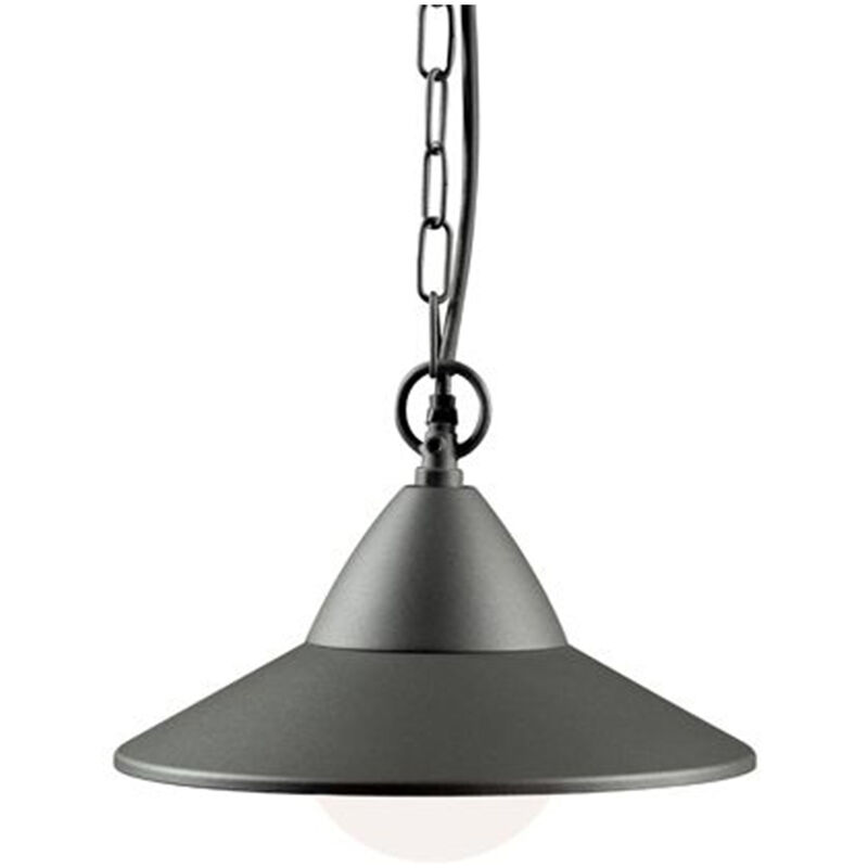 Image of Sospensione Contemporanea Yukon Alluminio Metallo Grafite 20W Led Cct3 - Grigio