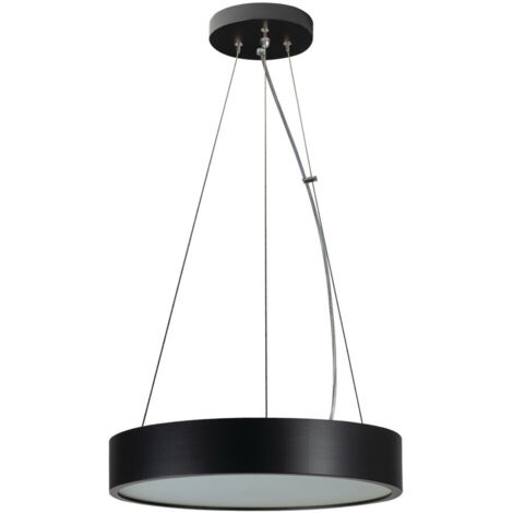Sospensione in legno nero rotondo – Illuminazione design E27 Kanlux GIASMINO C